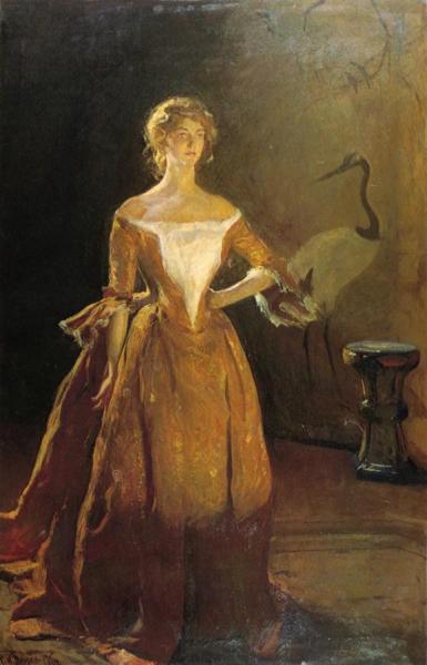 Portrait Of Mary Sullivan by Frank Weston Benson