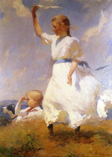 The Hilltop by Frank Weston Benson