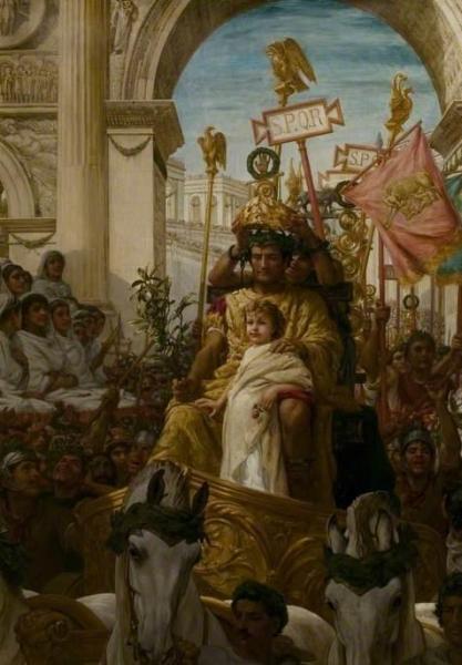 A Roman Triumph by Frank William Topham