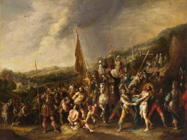 Christ On The Road To Cavalry by Frans Francken The Younger