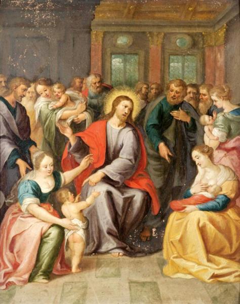 Suffer The Little Children To Come Unto Me by Frans Francken The Younger