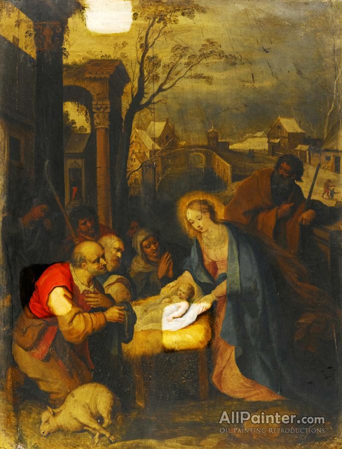Frans Francken The Younger The Adoration Of The Shepherds Oil Painting ...