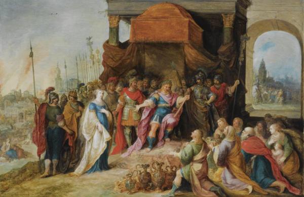 The Continence Of Scipio by Frans Francken The Younger