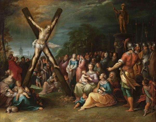 The Crucifixion Of St. Andrew by Frans Francken The Younger Oil Painting Reproductions