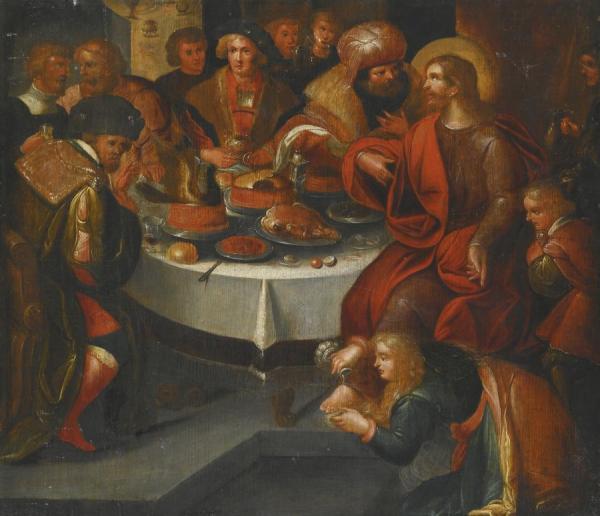 The Feast In The House Of Simon by Frans Francken The Younger