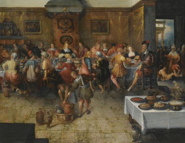 The Parable Of The Wedding Feast by Frans Francken The Younger