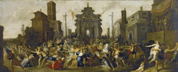 The Rape Of The Sabine Women by Frans Francken The Younger Oil Painting Reproductions