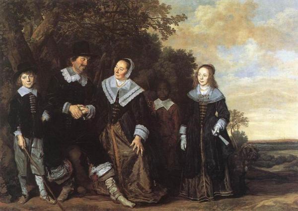 Family Group In A Landscape by Frans Hals Oil Painting Reproductions