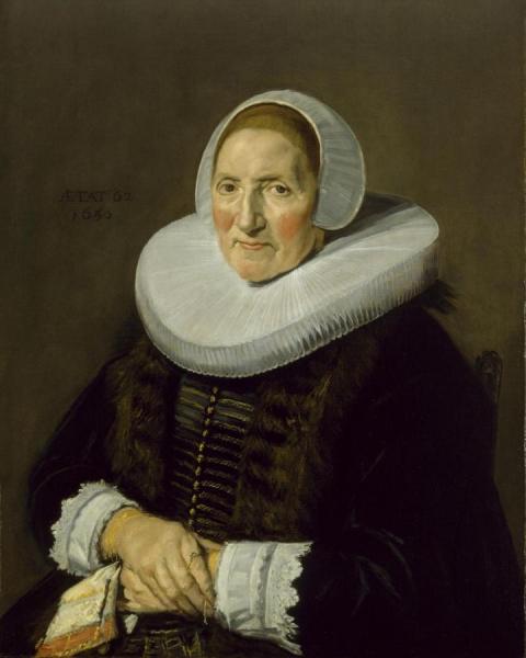 Portrait Of An Elderly Woman by Frans Hals Oil Painting Reproductions