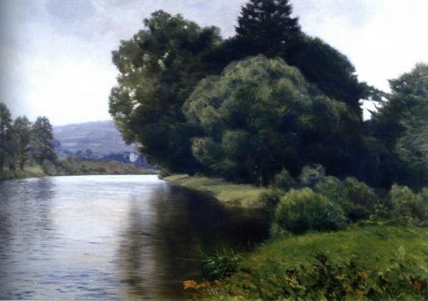 A Banks Of The River by František Kaván
