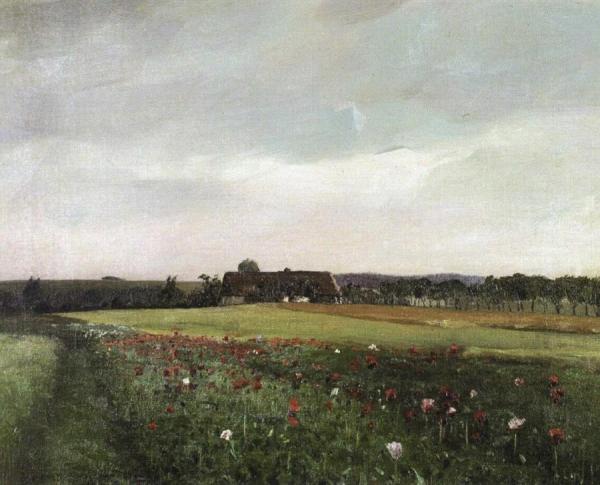 A Landscape With The Poppies by František Kaván