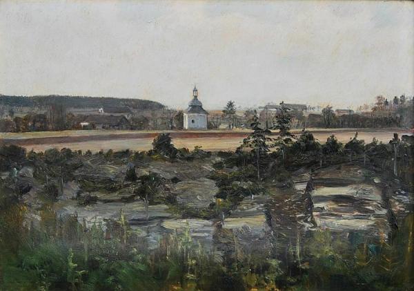 A Little Church At Lavoňov by František Kaván