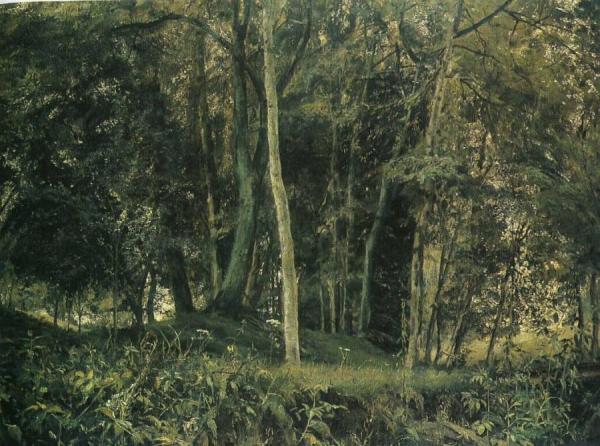 A Trees Near Lhota Víchovská by František Kaván Oil Painting Reproductions