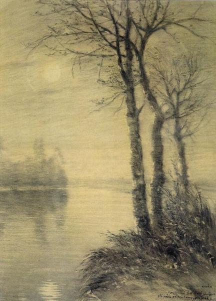 An Autumn Twilight by František Kaván