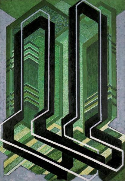 Diagonal Planes by Frantisek Kupka