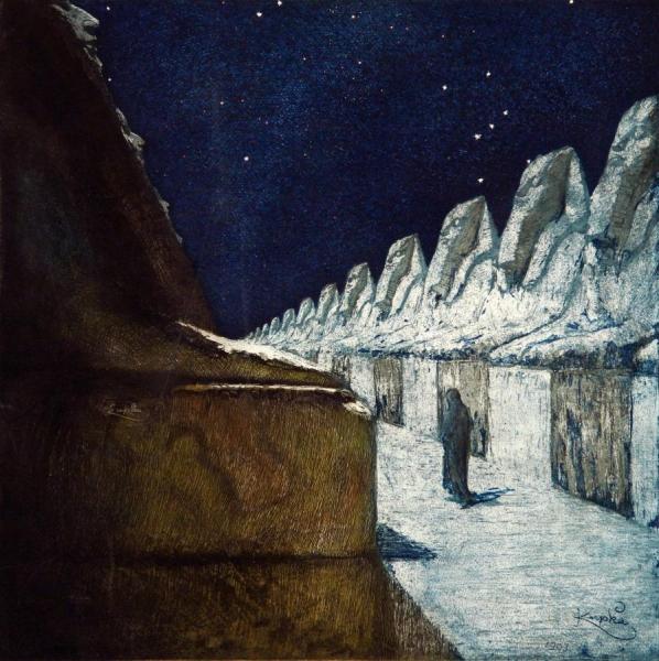 Path Of Silence by Frantisek Kupka Oil Painting Reproductions