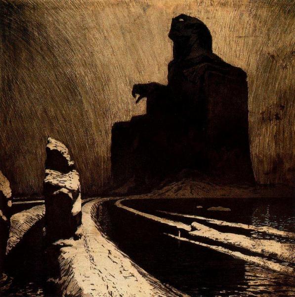 The Black Idol by Frantisek Kupka