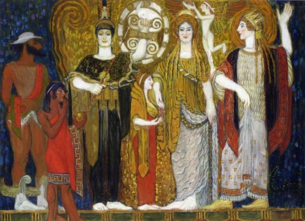 The Crowning Of Helen by Frantisek Kupka