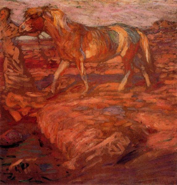Woman And Horse by Frantisek Kupka