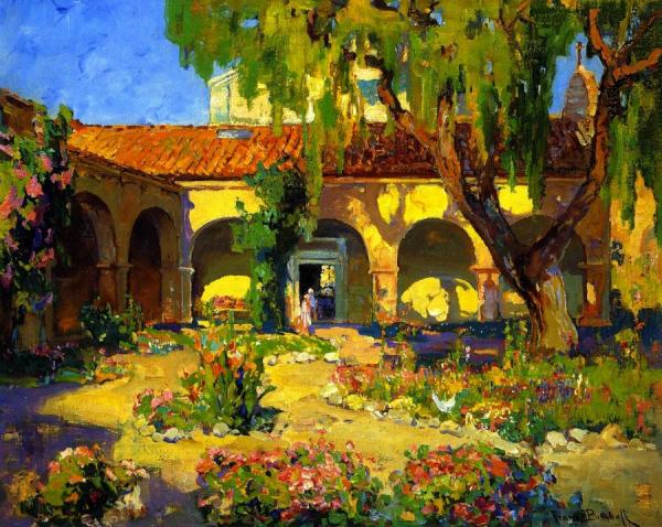 Capistrano Mission by Franz Bischoff