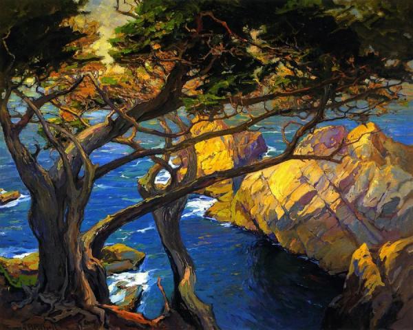 Franz Bischoff Cleft-born Trees, Monterey