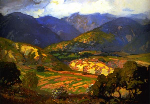 Clouds Drifting Over The Mountains by Franz Bischoff