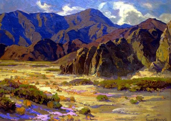 Desert Mountains, Coachella Valley by Franz Bischoff