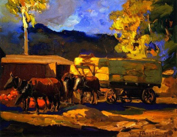 Haywagon by Franz Bischoff