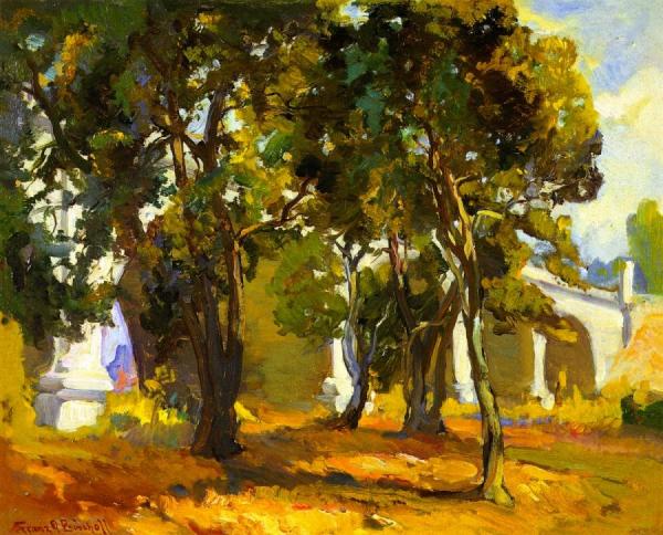 La Loma Bridge, Pasadena by Franz Bischoff Oil Painting Reproductions