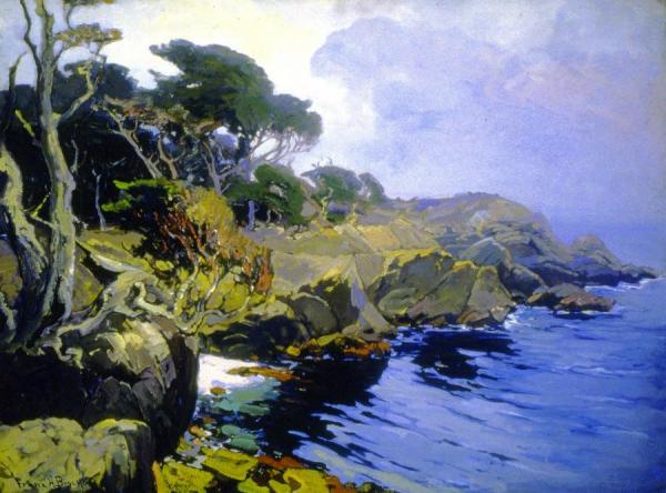 Mist-veiled Days, Monterey by Franz Bischoff