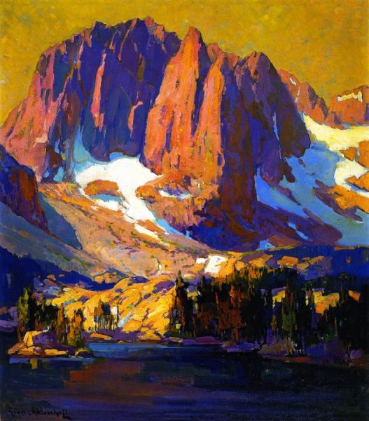Mount Alice At Sunset by Franz Bischoff