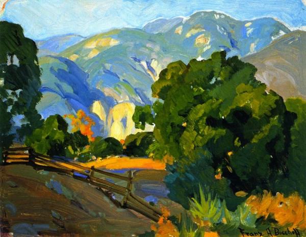 Mountain Fence by Franz Bischoff