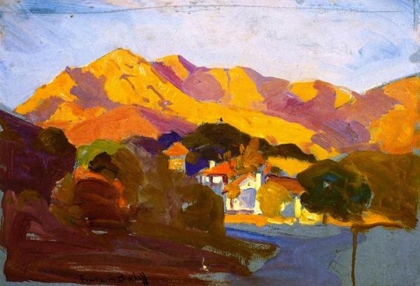 Pasadena Sunset by Franz Bischoff Oil Painting Reproductions