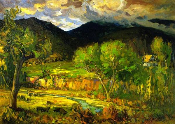 Pastoral Scene by Franz Bischoff