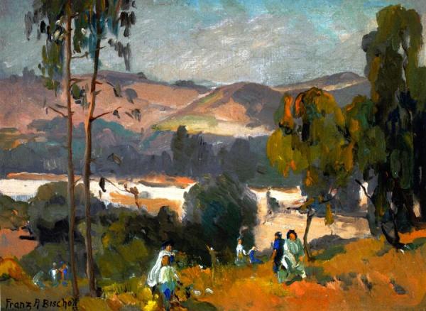 Picnic In The Arroyo by Franz Bischoff