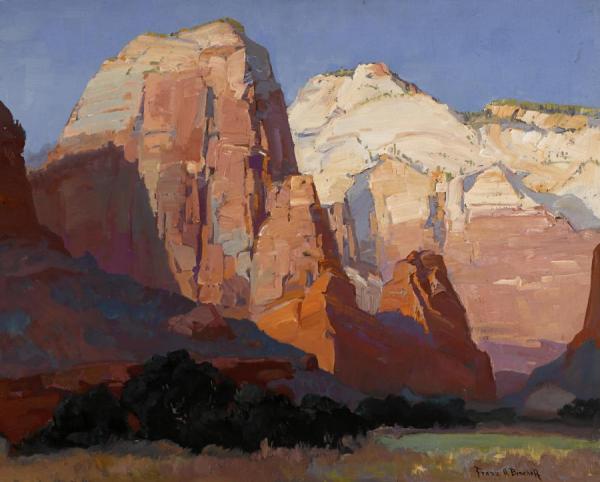 Pinnacle Rock, Utah by Franz Bischoff