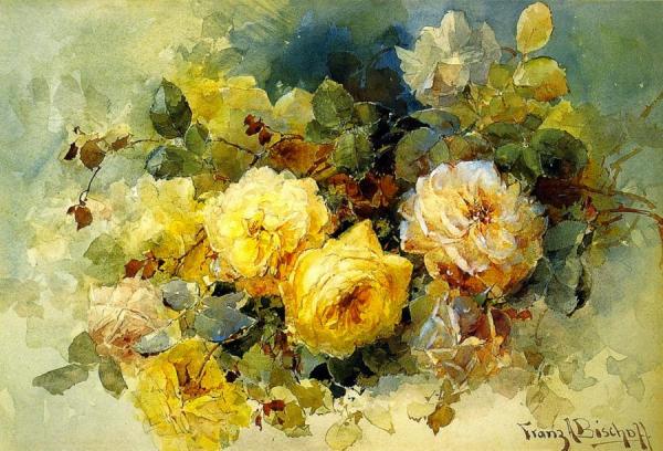 Roses by Franz Bischoff