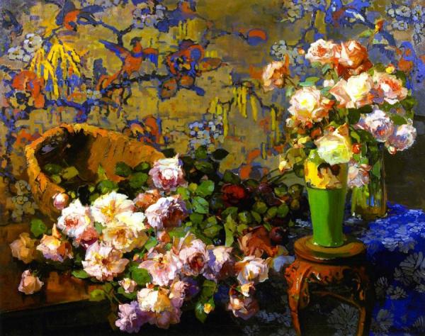 Roses by Franz Bischoff