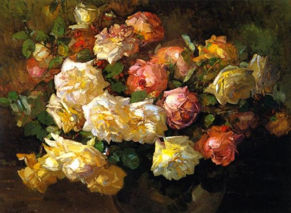 Roses by Franz Bischoff