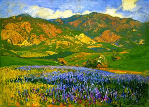 Franz Bischoff San Fernando Valley: Lupines