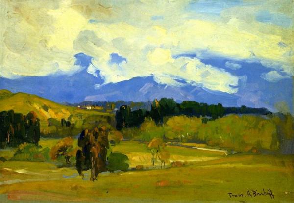 Yellow Landscape by Franz Bischoff