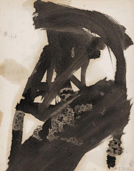 Untitled (study For Hewn Forms) by Franz Kline