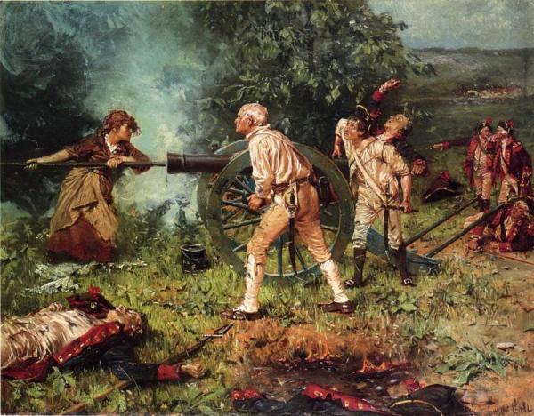 Molly Pitcher At The Battle Of Monmouth, 1778 by Franz Ludwig Catel Oil Painting Reproductions