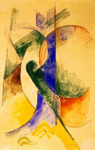 Abstract Composition by Franz Marc