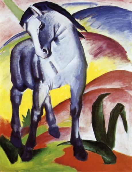 Blue Horse I by Franz Marc