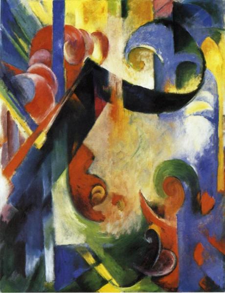 Broken Forms by Franz Marc