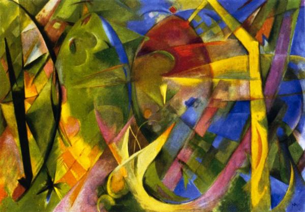 Cheerful Forms by Franz Marc