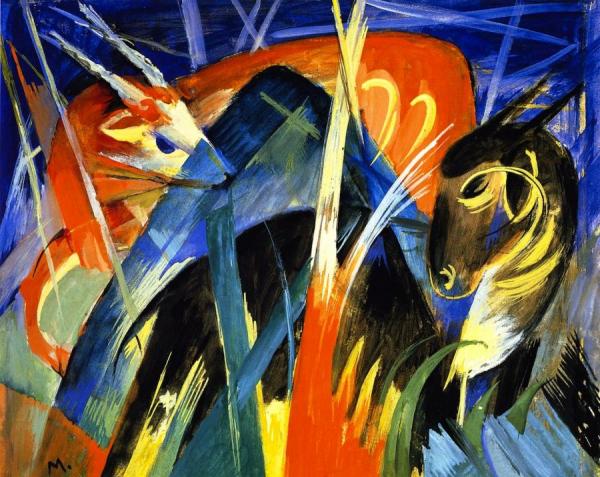 Fabulous Beast Ii by Franz Marc