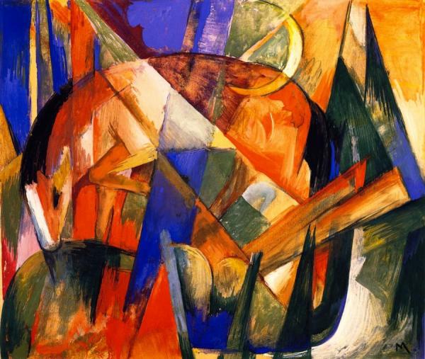 Fabulous Beast Ii by Franz Marc