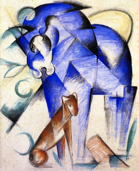 Fabulous Beasts by Franz Marc
